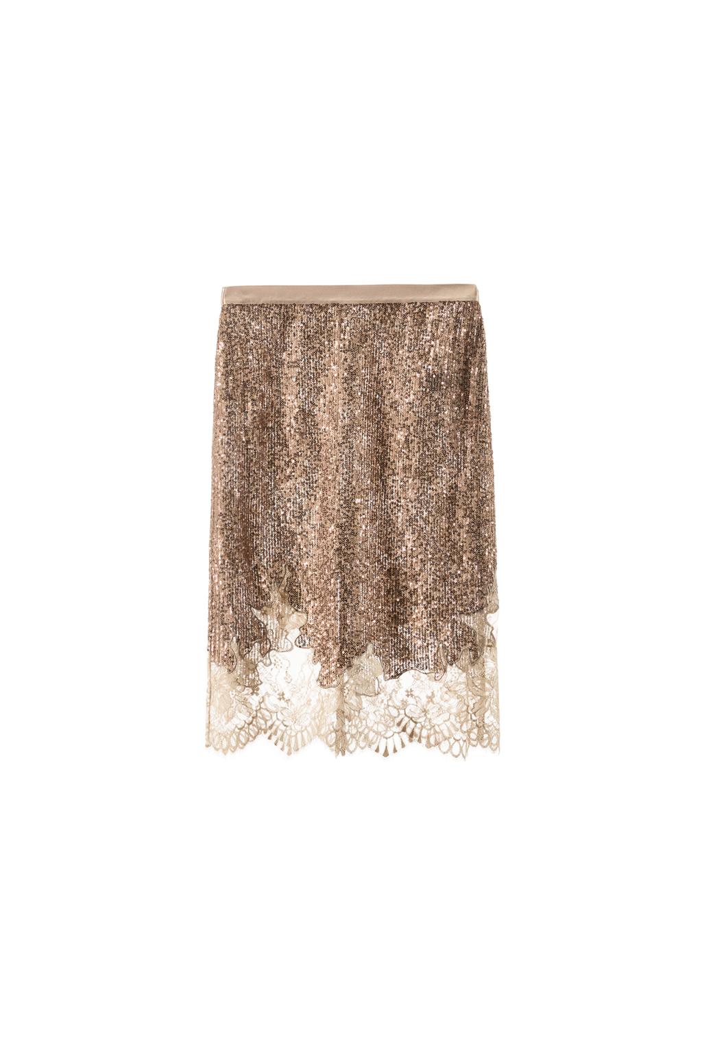 SEQUIN LACE SKIRT - image 3
