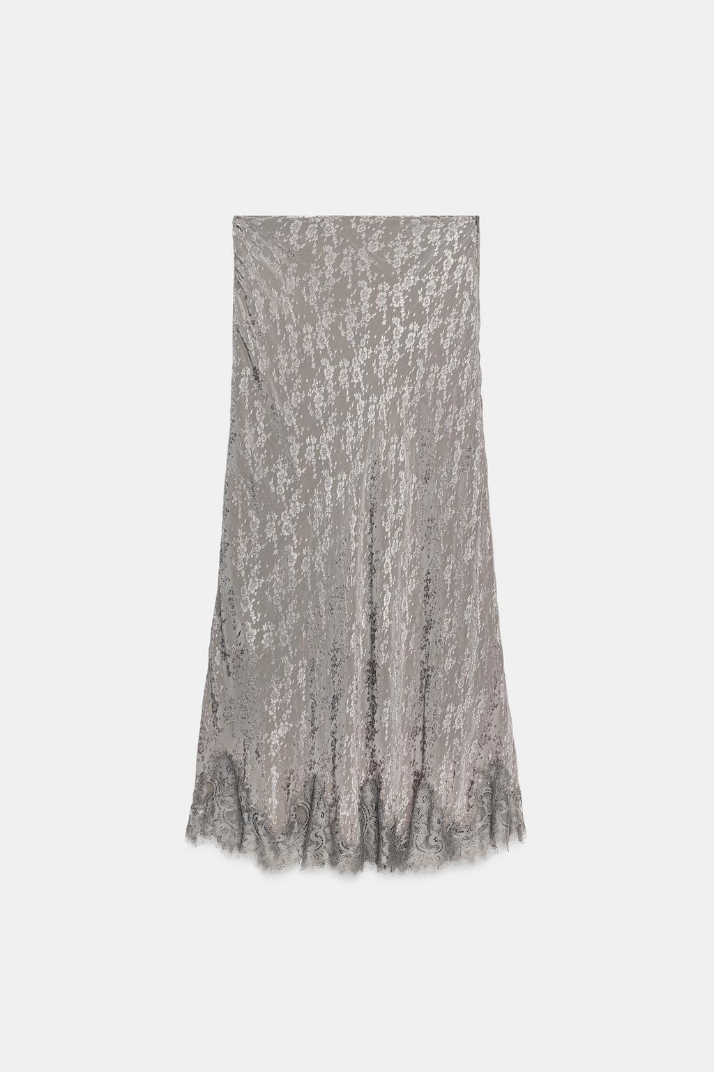 ZW COLLECTION LACE JACQUARD SKIRT