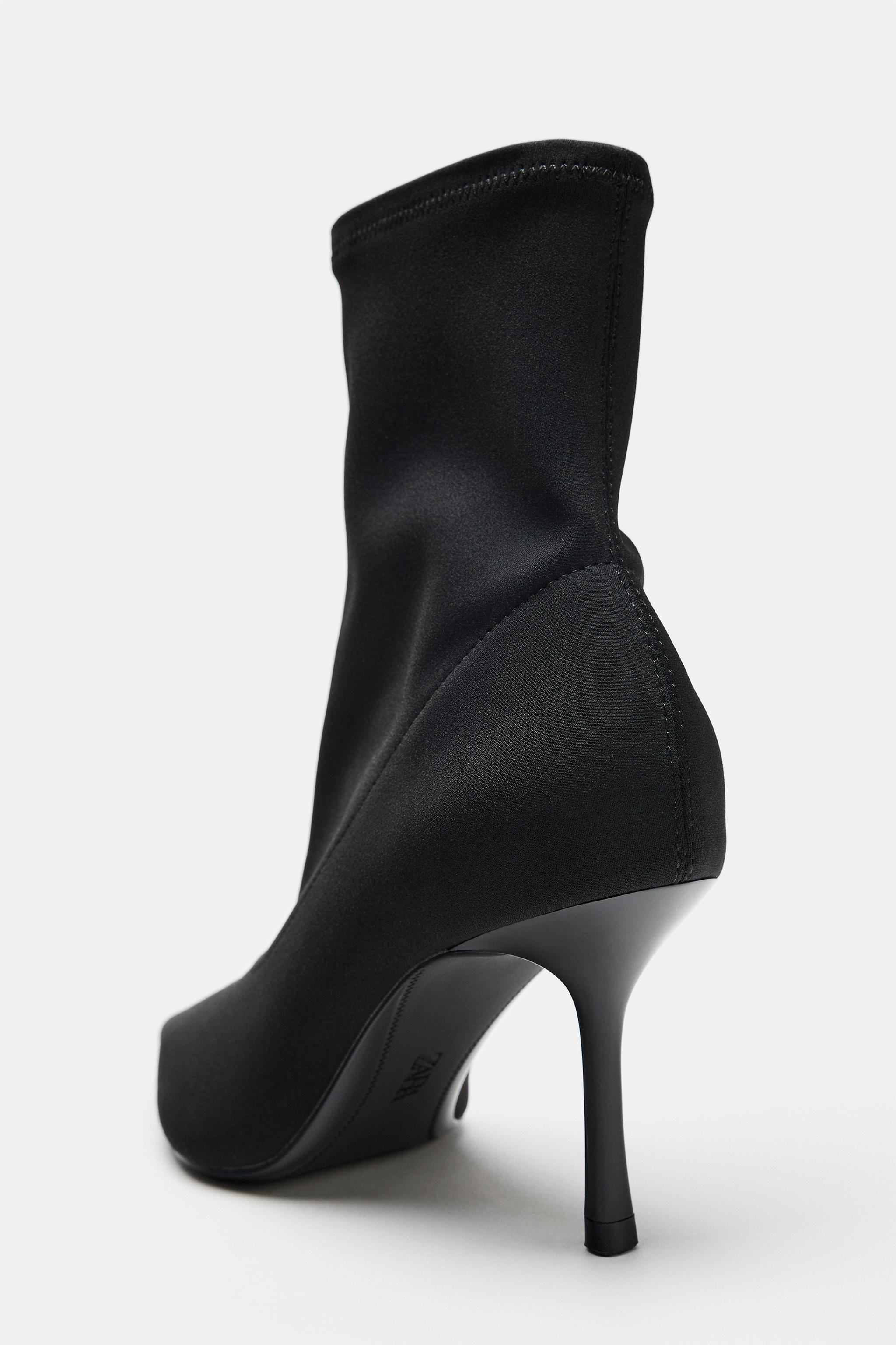 Женские ботинки Zara HEELED BOOTIE BOOTIES — фото 7
