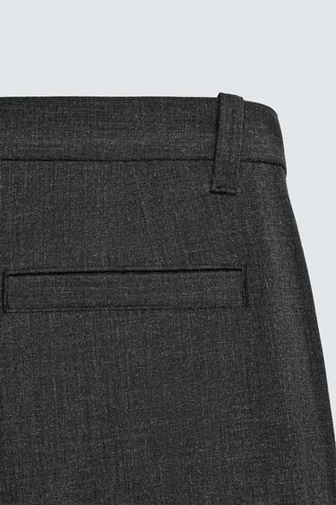 COMFORT STRAIGHT-LEG CARGO TROUSERS - Grey by Zara - Image 9