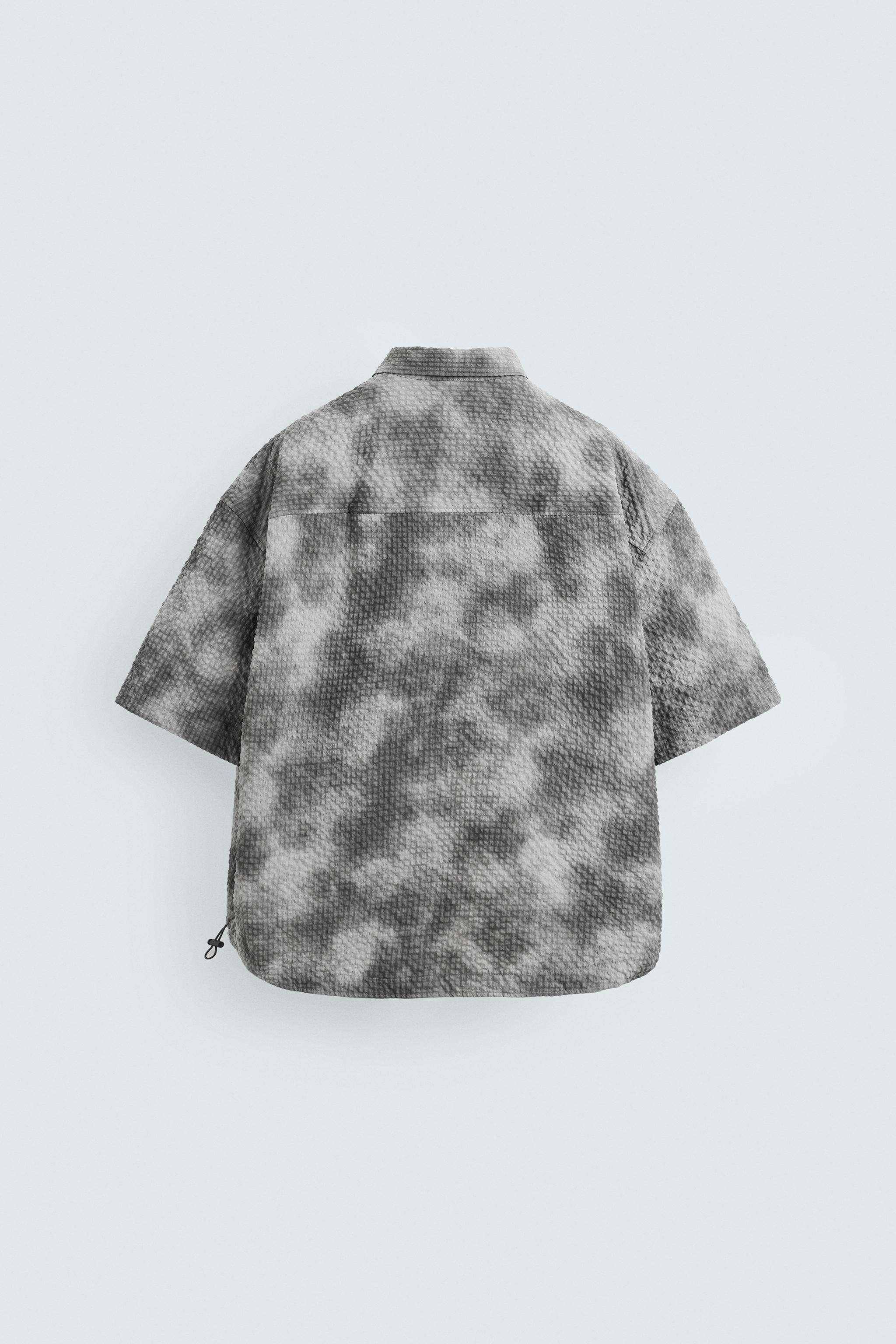 安心★関税込み★ZARA★ABSTRACT PRINT OVERSHIRT WASHED ABSTRACT PRINT OVERSHIRT - 026 | ZARA United States