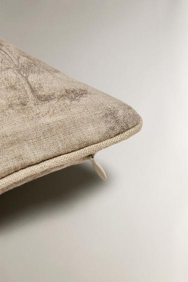 TOILE DE JOUY CUSHION COVER - Light beige by Zara - Image 3