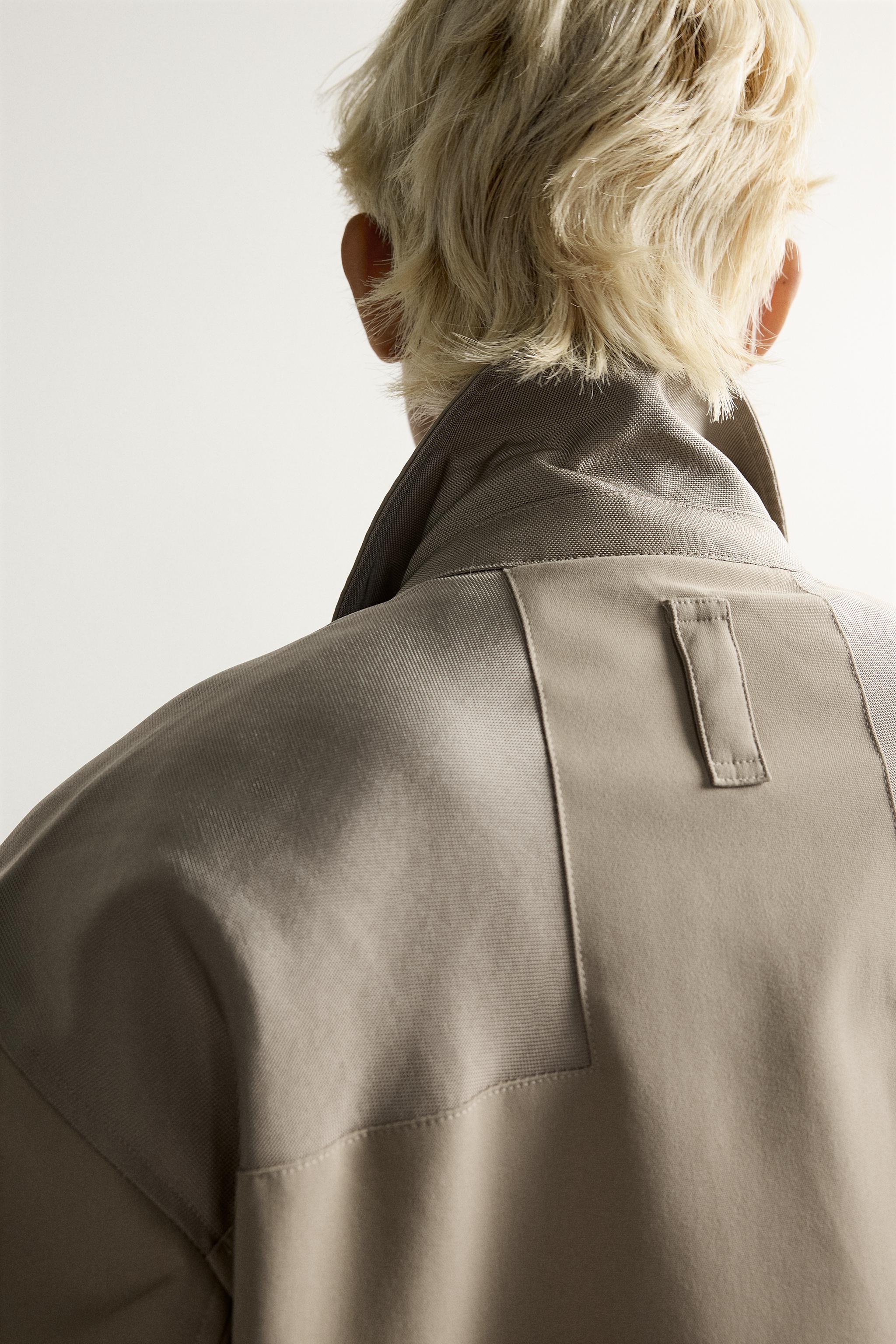 METAL FROG FASTENING CROPPED FIT JACKET