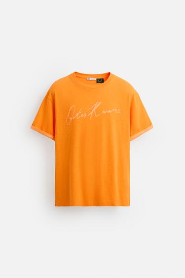 © OTIS KWAME KYE QUAICOE SIGNATURE T-SHIRT - Orange by Zara - Image 6