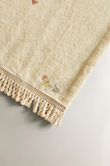 CHILDREN'S COTTON ICE CREAM BEACH TOWEL - Light beige de Zara - Image 3