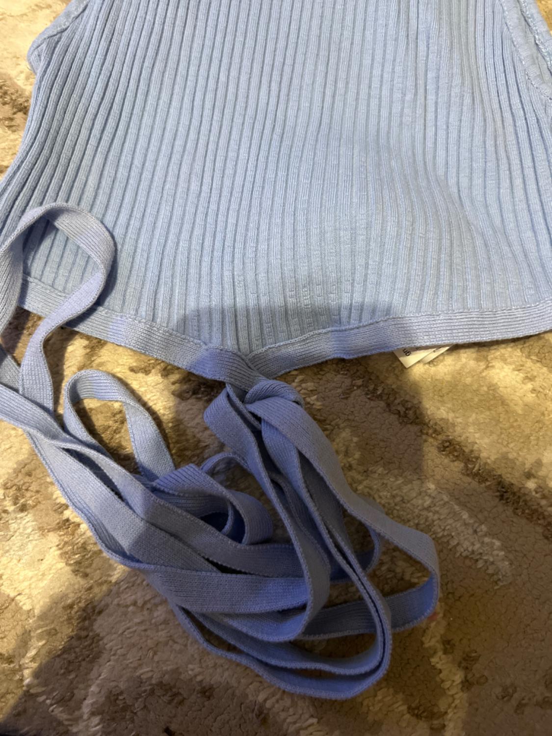RIBBED HALTER TOP - Image 3