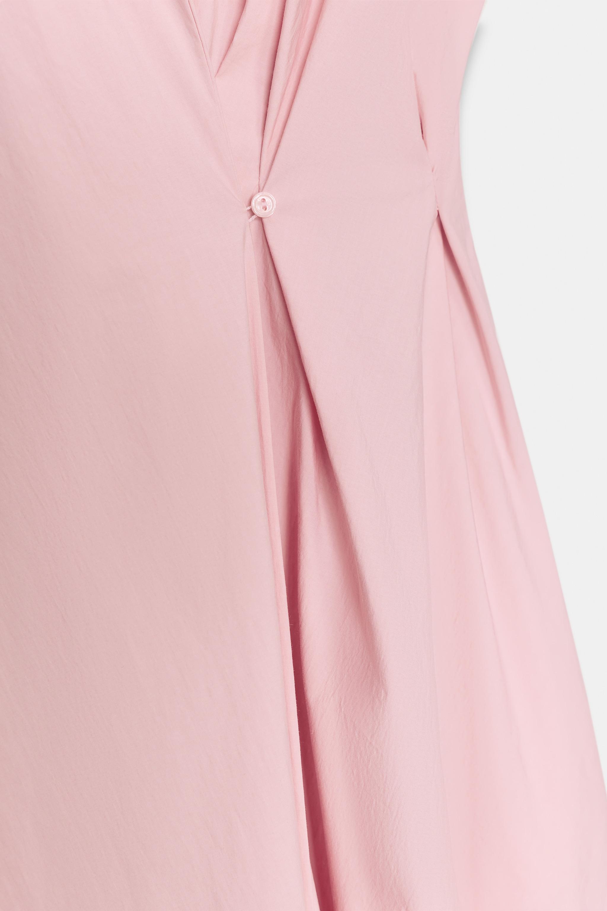 ZW COLLECTION PLEATED POPLIN DRESS