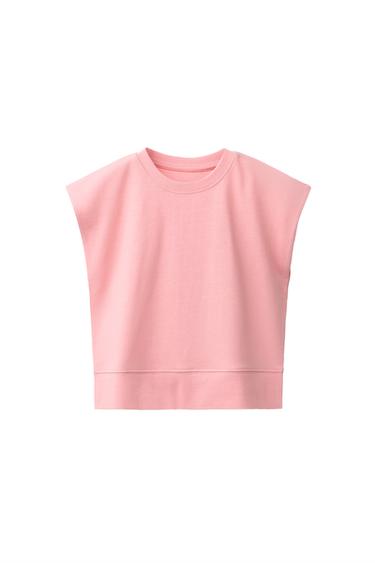PLAIN HEAVY WEIGHT T-SHIRT - Pink by Zara