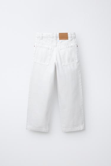 JEAN RELAXED BAGGY - Blanc de Zara - Image 1