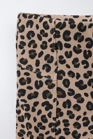 LEGGING CÔTELÉ ÉVASÉ IMPRIMÉ ANIMAL - Leopard de Zara - Image 2