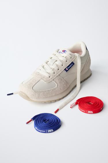 CHAMPION ® X ZARA TRAINERS - Ecru White by Zara - Image 2