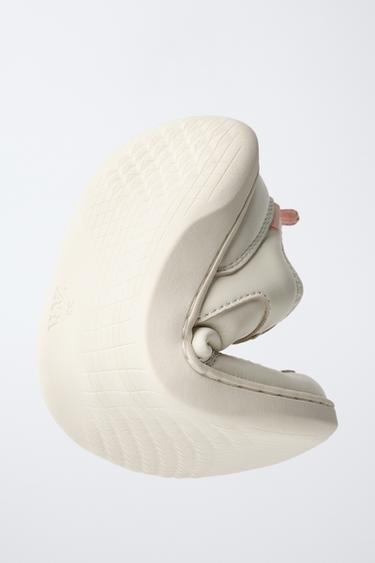 TENNIS EN CUIR BAREFOOT - Blanc de Zara - Image 2