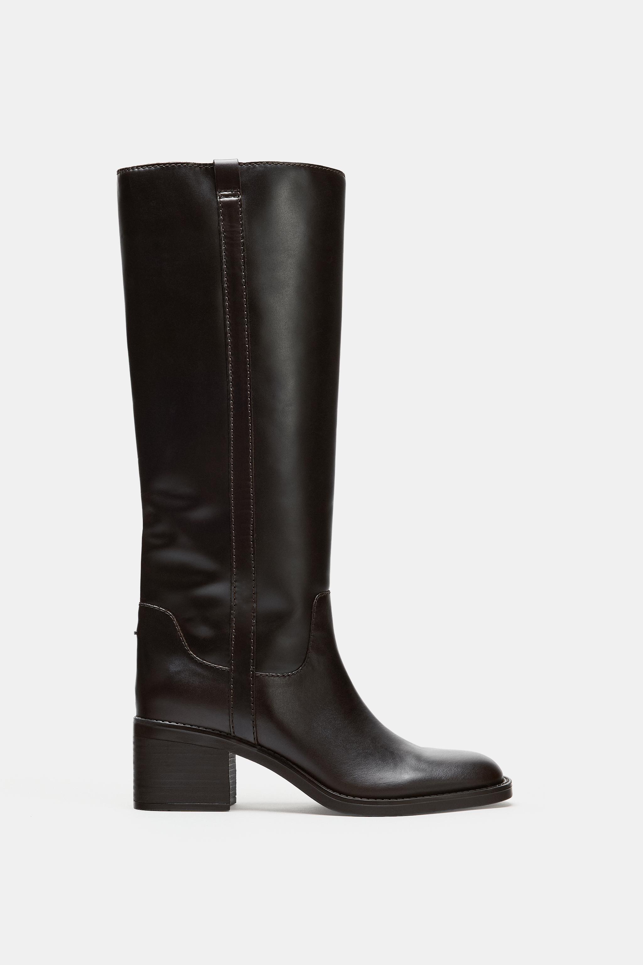 LEATHER RIDING BOOTS