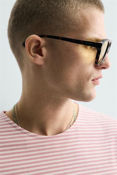 T-SHIRT JACQUARD À RAYURES - rayures de Zara - Image 4