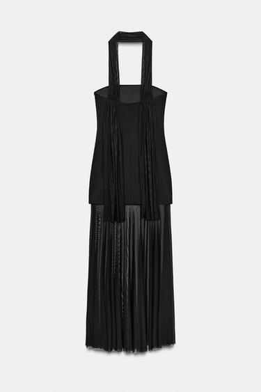 ROBE TRANSPARENTE ET BIMATIÈRE - Noir de Zara - Image 9