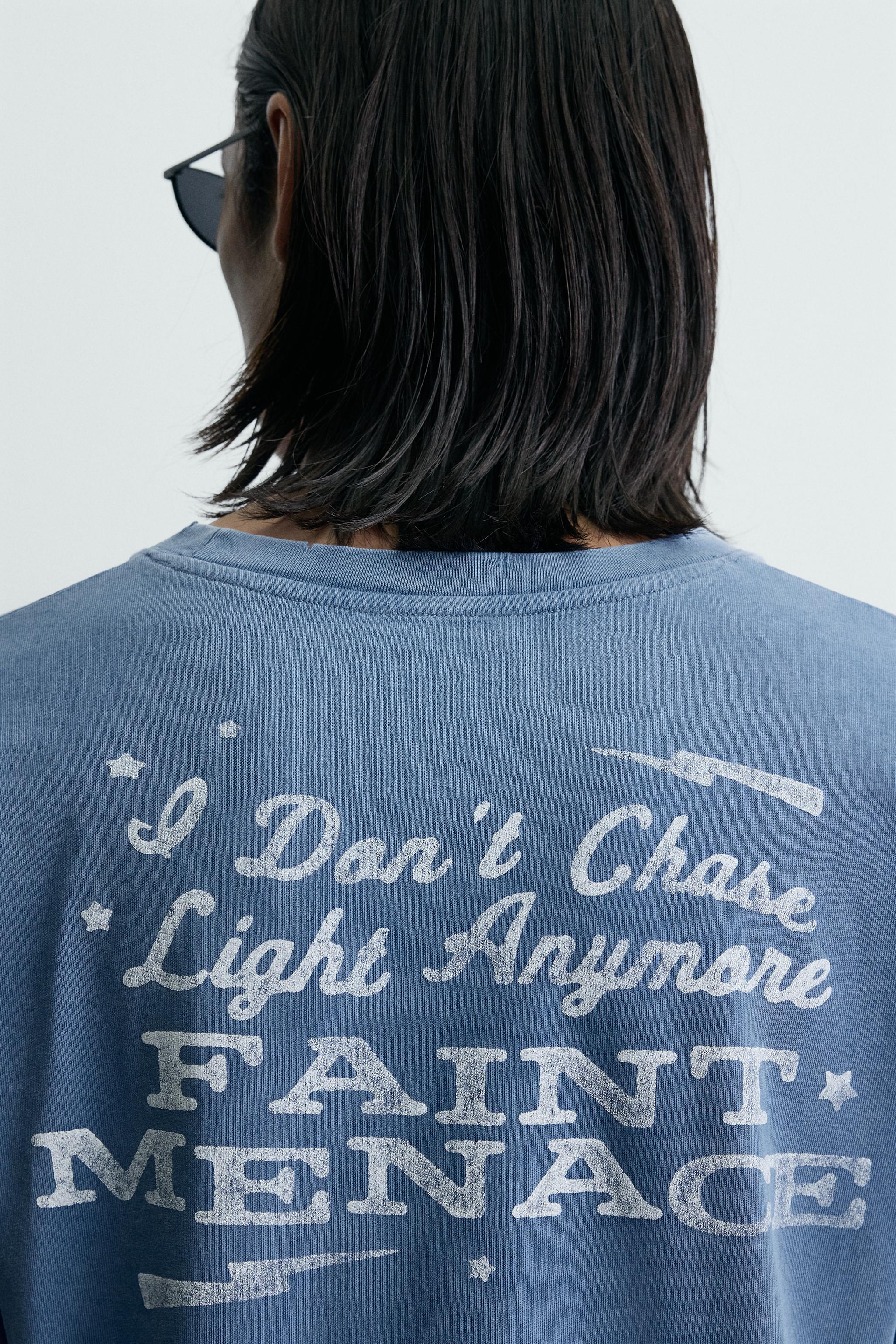 WASHED TEXT T-SHIRT