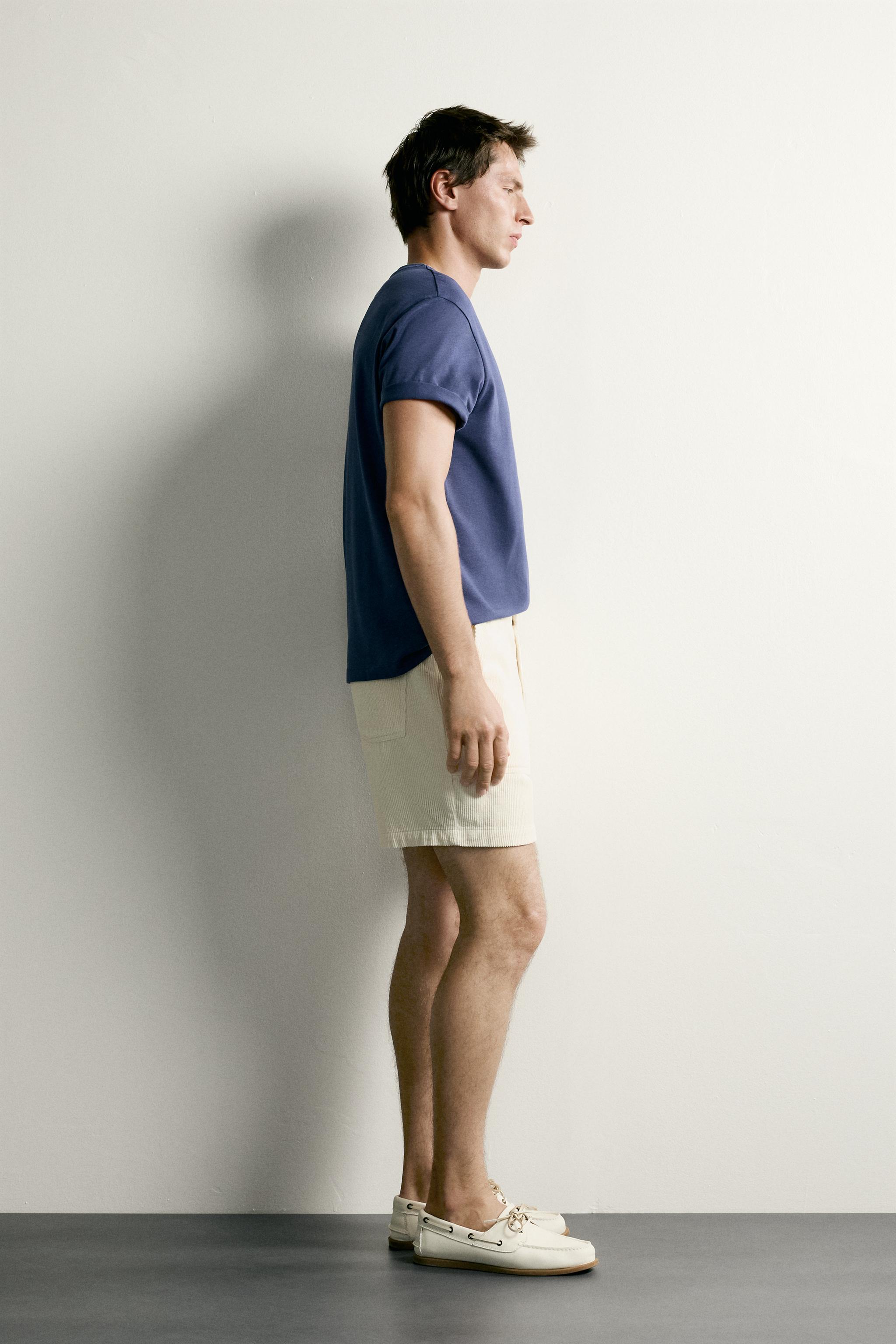Zara RELAXED FIT YAZI İŞLEMELİ T-SHIRT görsel 4