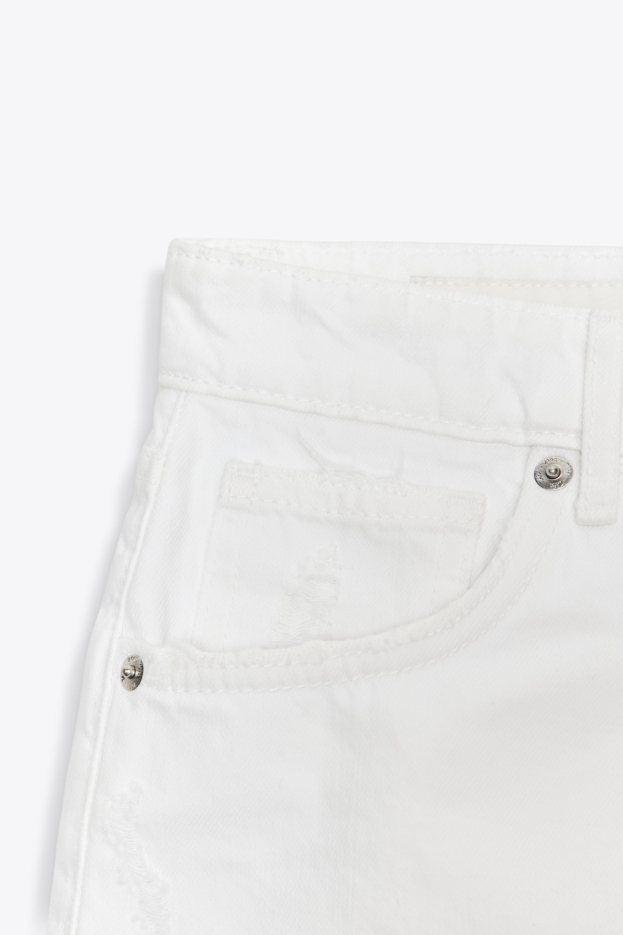 SHORT EN DENIM TRF COURBÉ TAILLE HAUTE