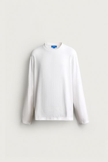 ФУТБОЛКА С ДЛИННЫМИ РУКАВАМИ AARON LEVINE X ZARA — ЭКРЮ от Zara