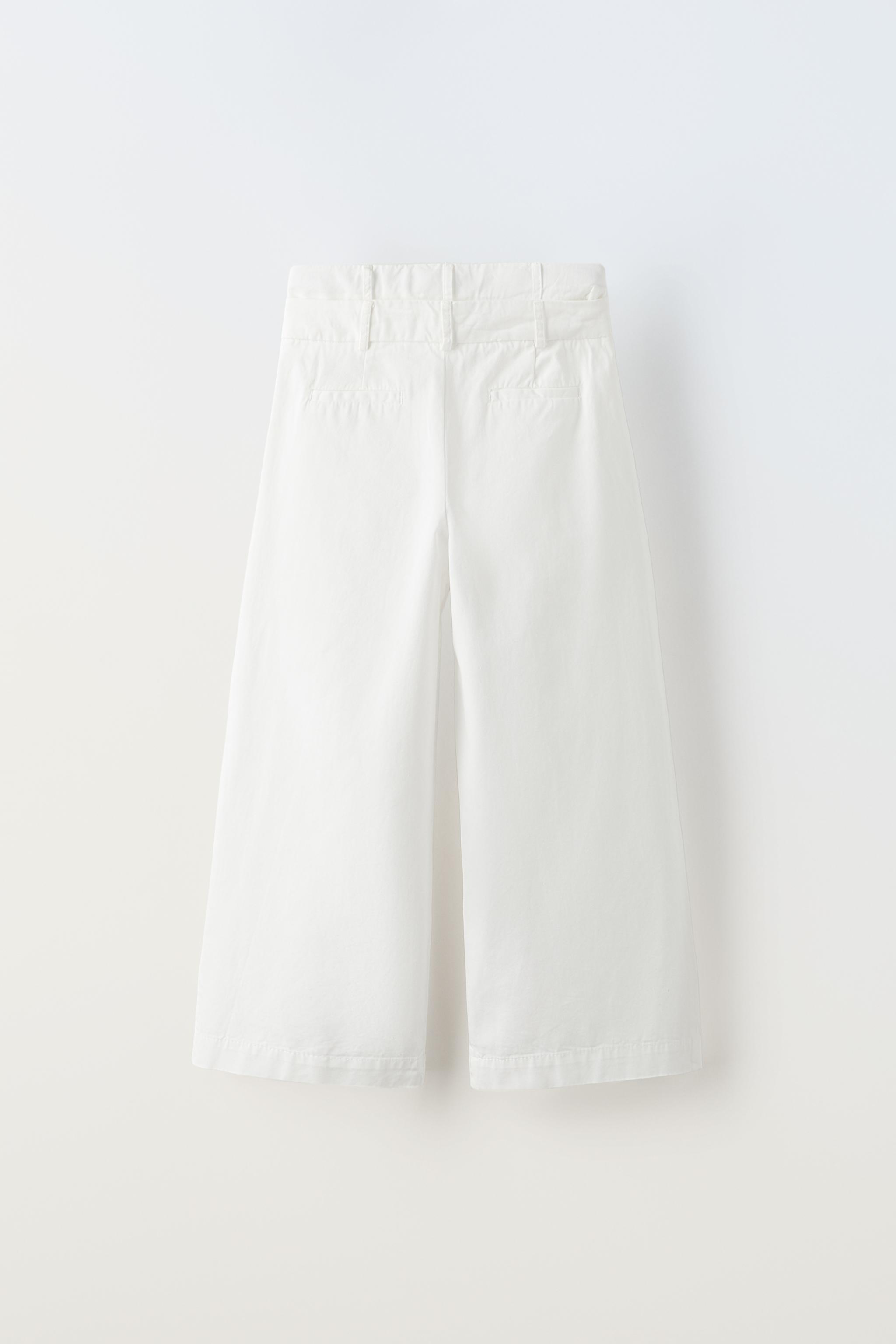 White 2024 zara pants