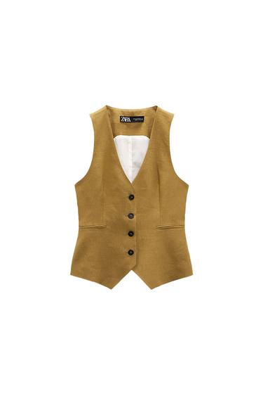 TAILORED LINEN VEST