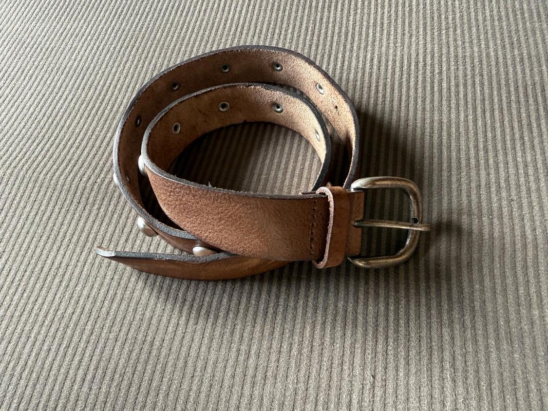 STUDDED LEATHER BELT - Image 5