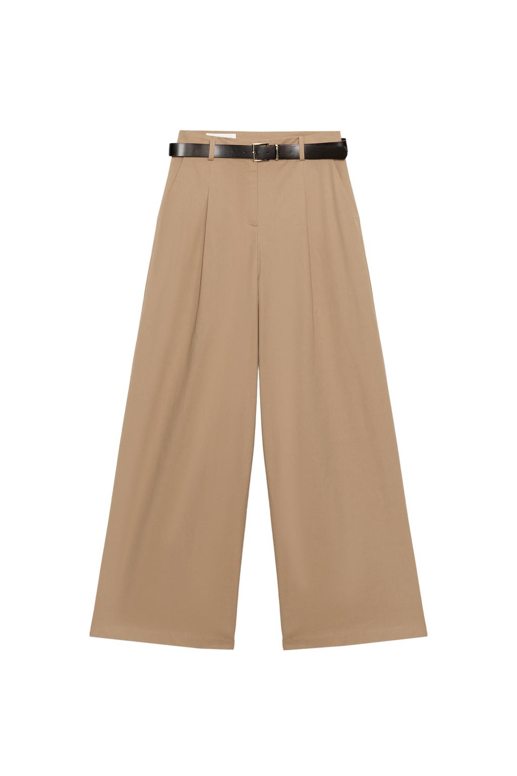 WIDE LEG BELTED PANTS - image 3