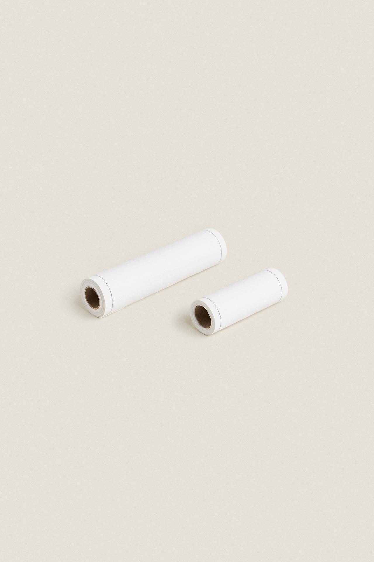 SET OF REUSABLE NAPKINS (SET OF 20) — White / Gray