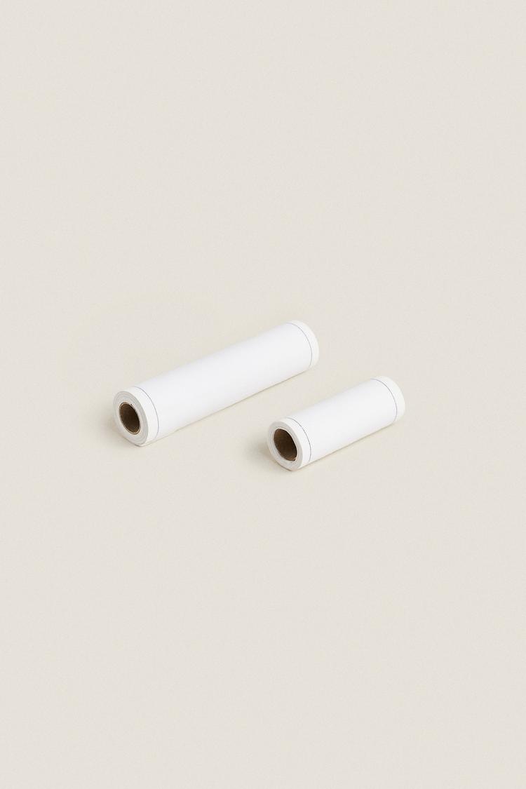 SET OF REUSABLE NAPKINS (SET OF 20) — White / Gray