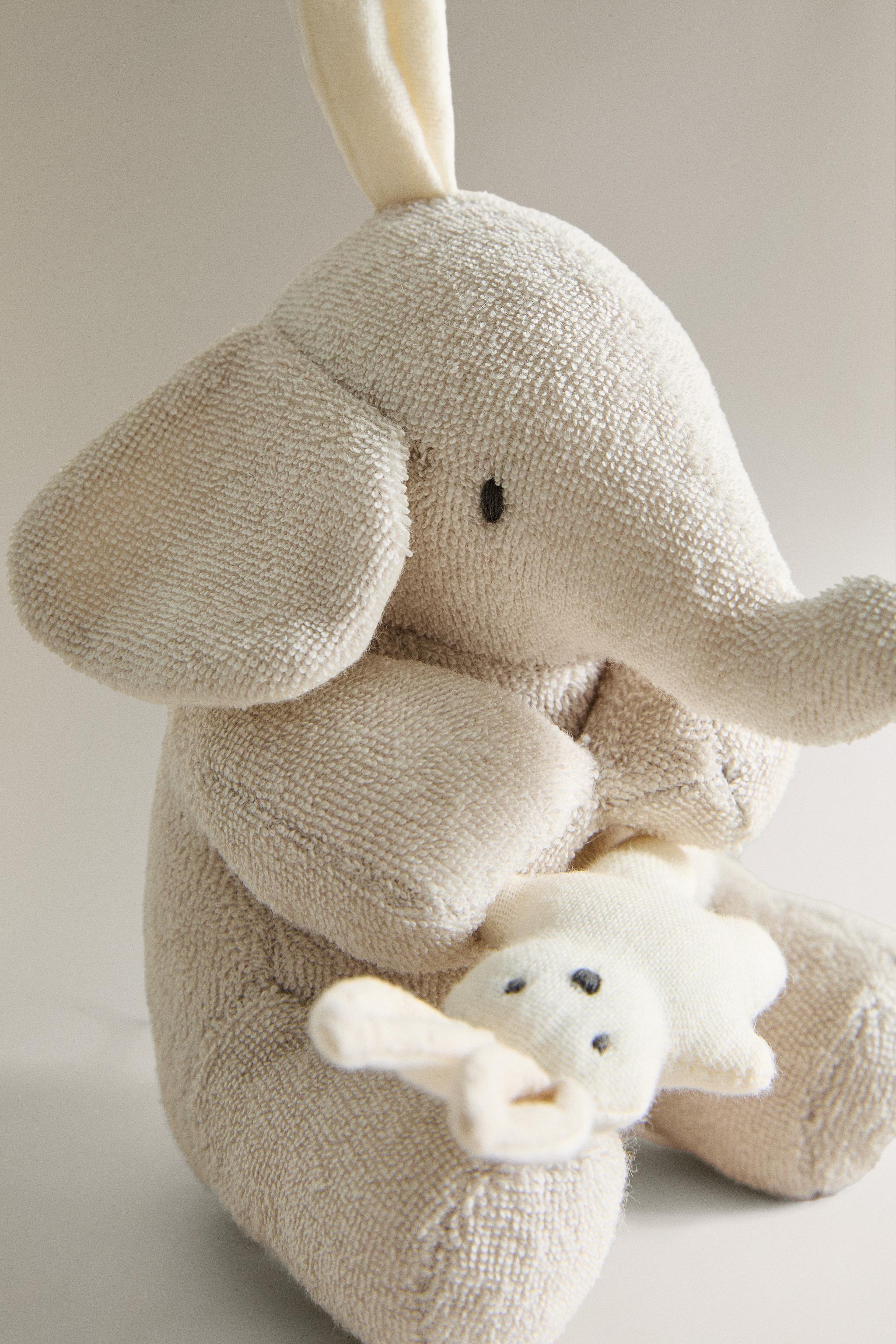 ベビー エレファント ミュージカル コード付きぬいぐるみ