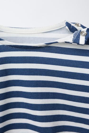 BODY À RAYURES - Bleu marine de Zara - Image 2