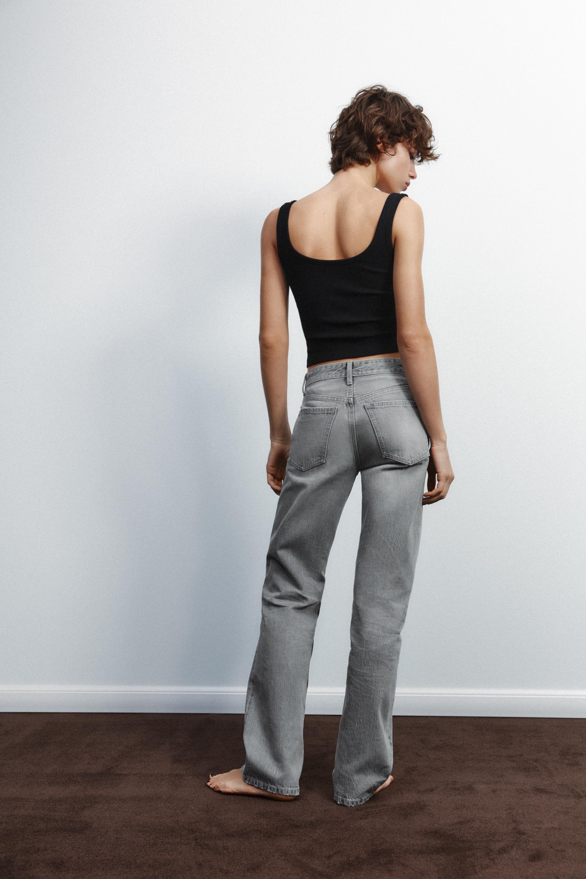 ホックディテール付きストラップトップス - ホワイト | ZARA ホックディテール付きストラップトップス - ホワイト | ZARA
