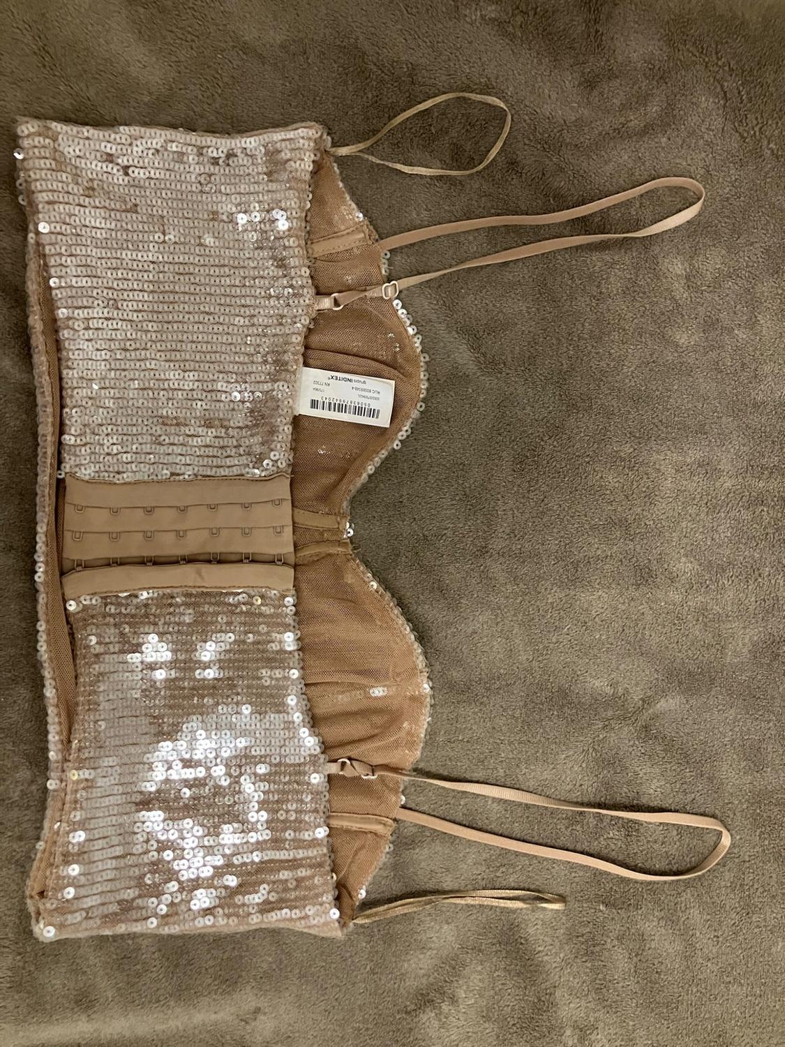 SEQUINNED BRALETTE TOP - Image 2