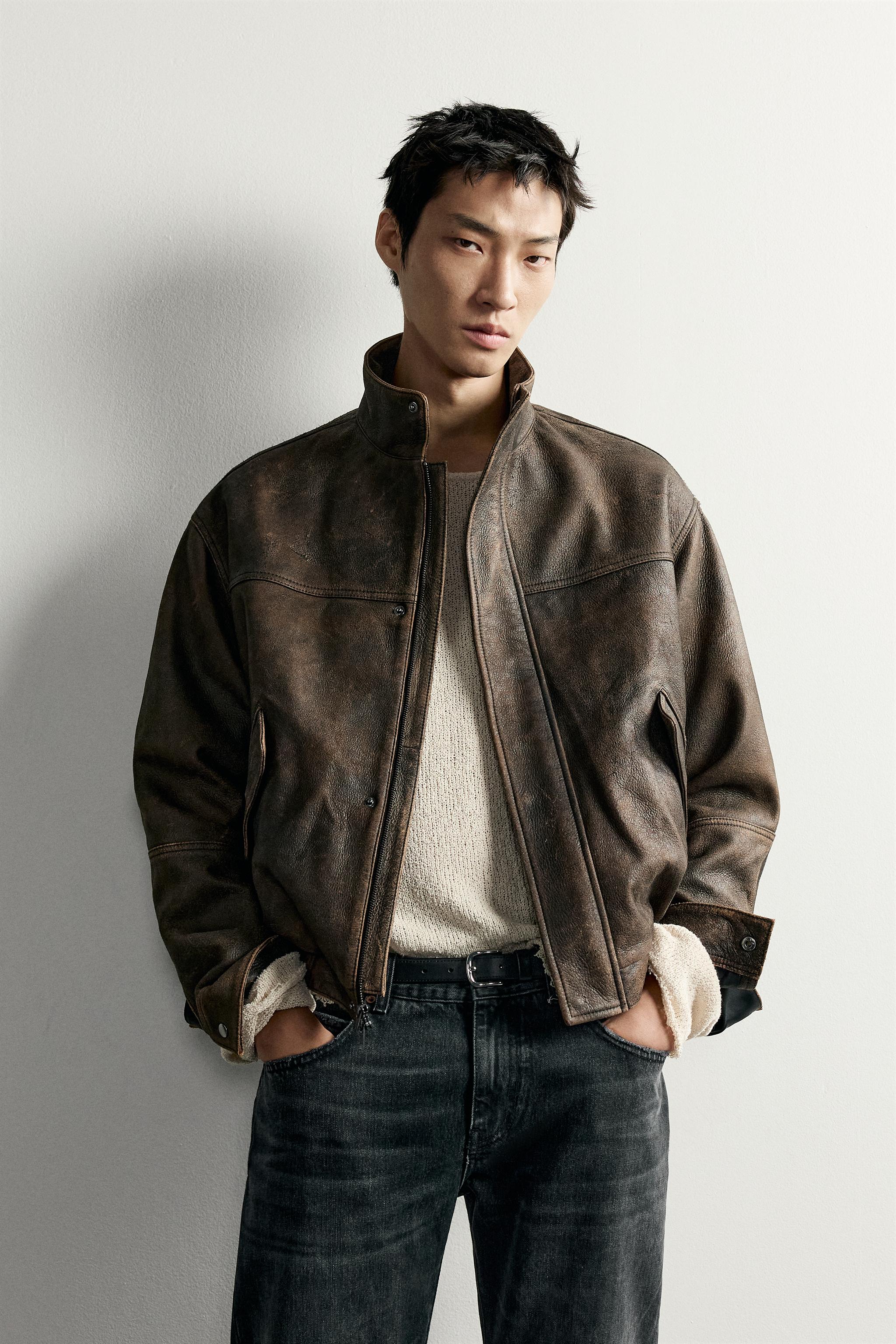 レザージャケット & コート | メンズ | ZARA 日本
