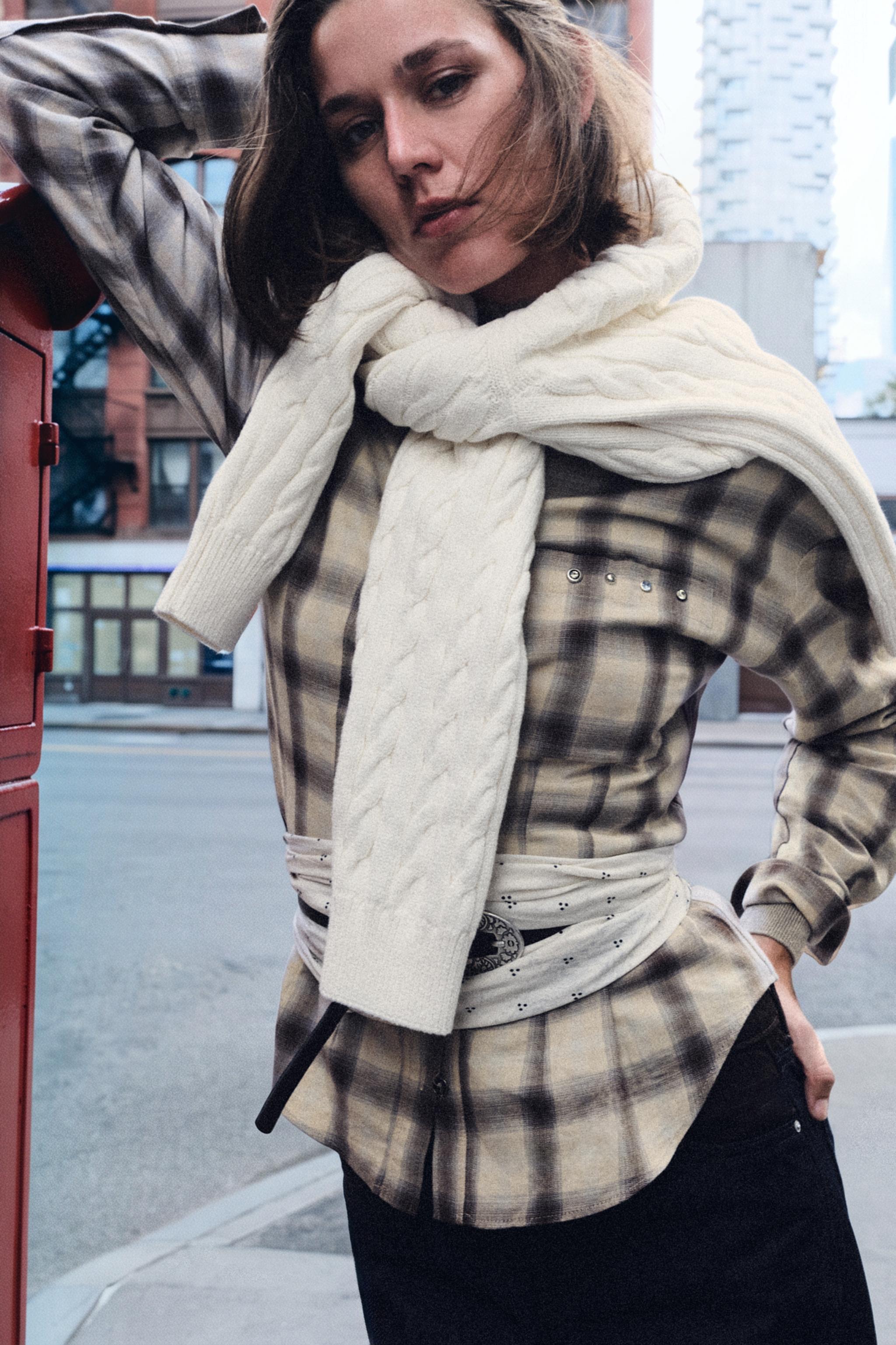 CHEMISE CARREAUX CLOUS