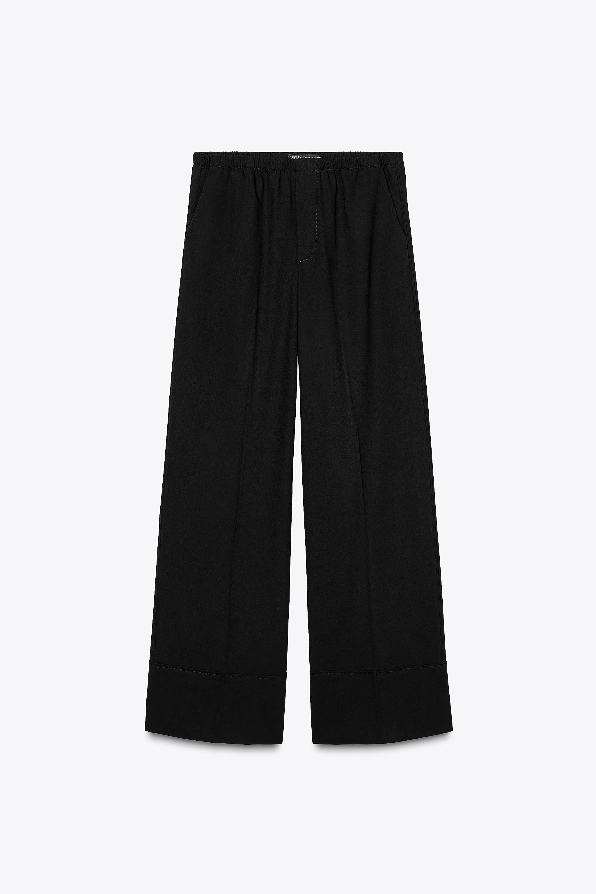 STRAIGHT LEG PANTS WITH SIDE PIPING