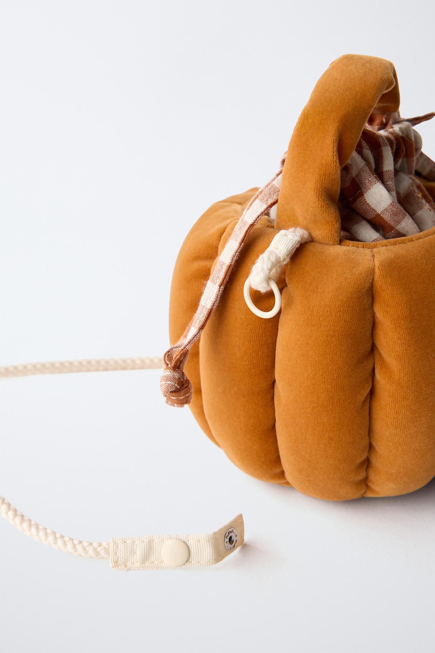 Детская сумка Zara Pumpkin Crossbody, цвет: Оранжевый — фото 3