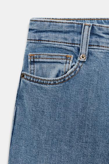 ZW COLLECTION WIDE-LEG HIGH-WAIST JEANS - Blue by Zara - Image 7