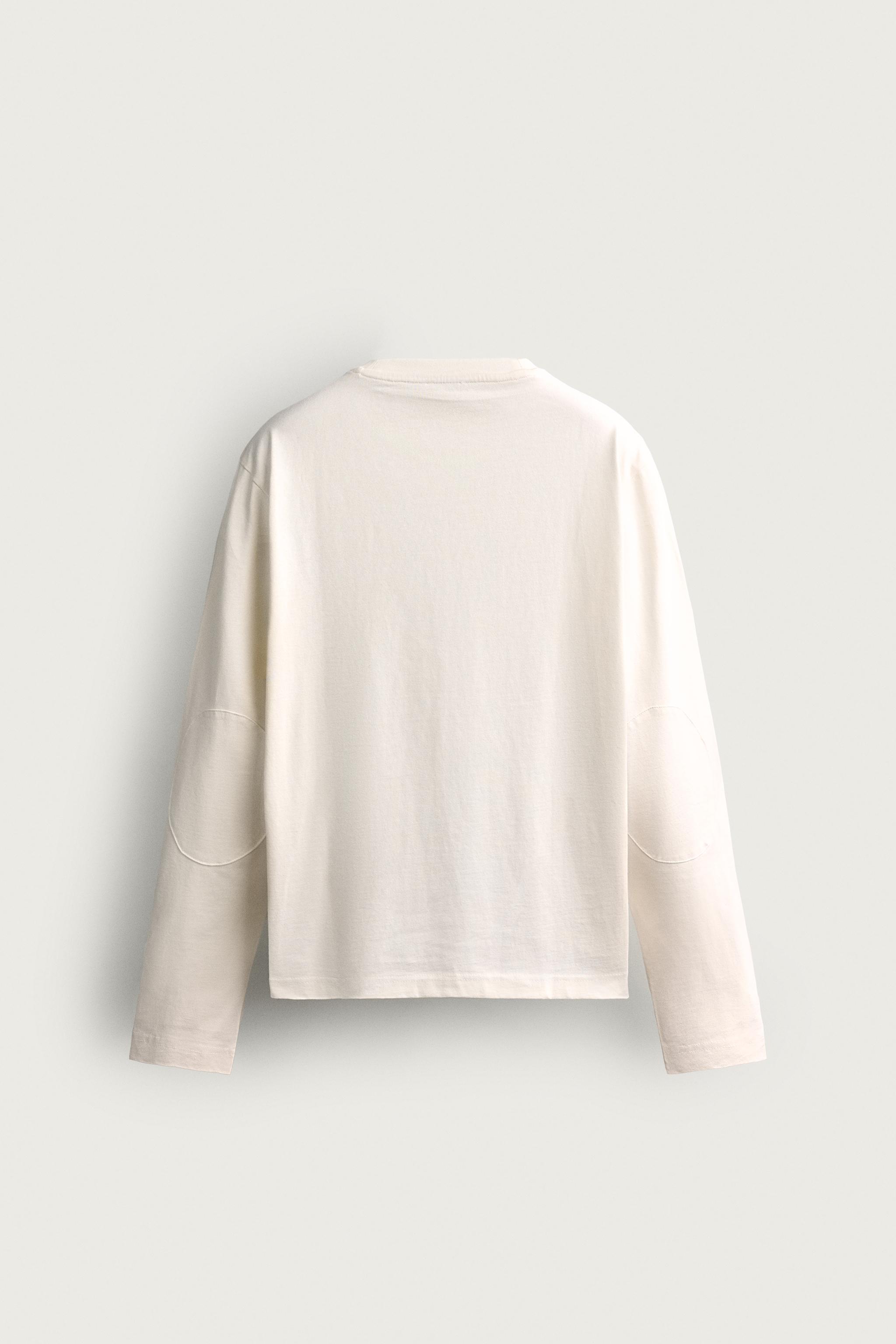 RELAXED FIT ELBOW PATCH T-SHIRT
