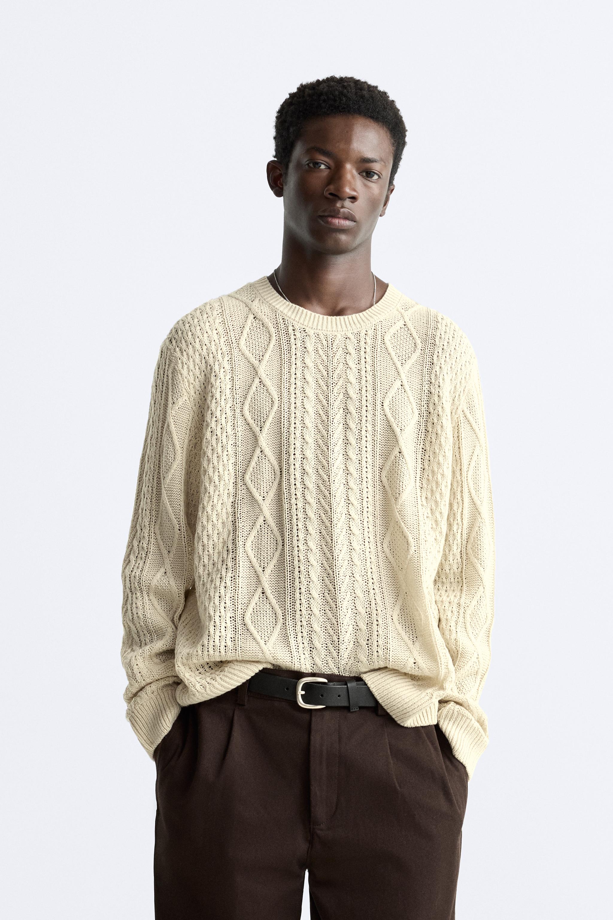 Zara mens 2024 jumpers uk