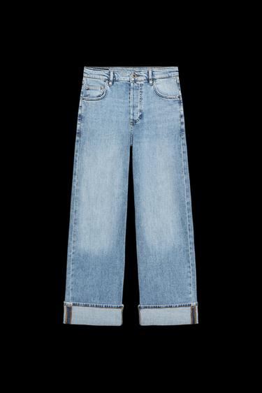 JEANS ZW COLLECTION BAGGY TIRO BAJO - Azul de Zara - Imagen 0