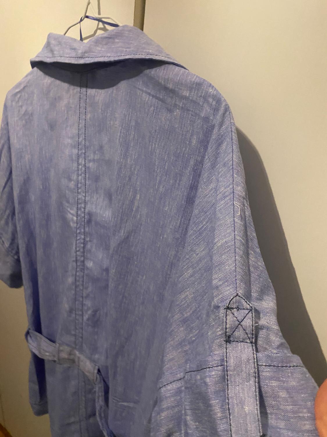 LINEN BLEND SAFARI SHIRT - Image 4