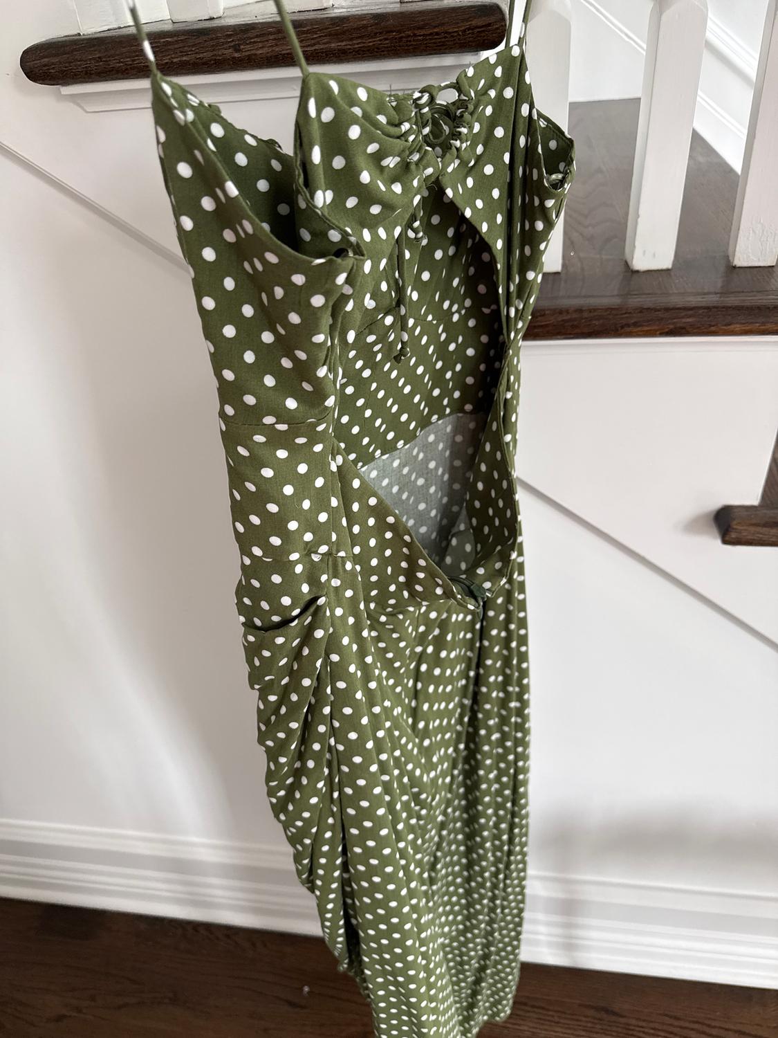 VESTIDO CORSETERO ESTAMPADO LUNARES - Image 3