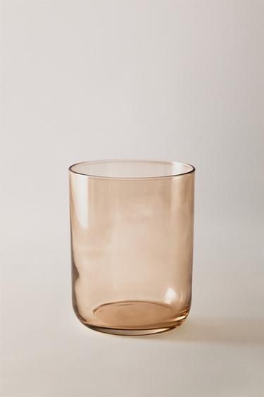 VASO VIDRIO COLOR - Ocre de Zara