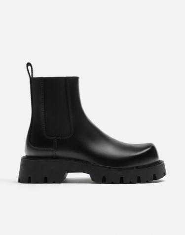 BOTA CHELSEA VOLUMEN - Negro de Zara