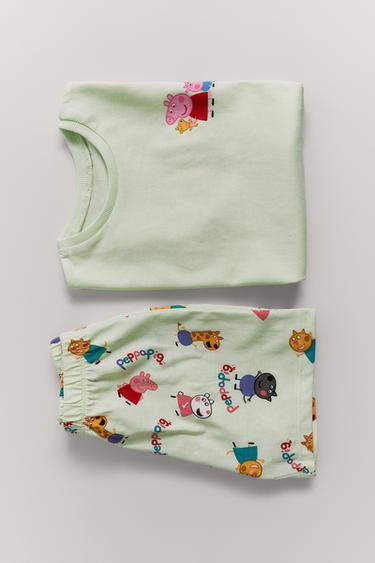 2 – 6 ROKOV/ PYŽAMO PEPPA PIG ™ - Limetková zelená zn. Zara