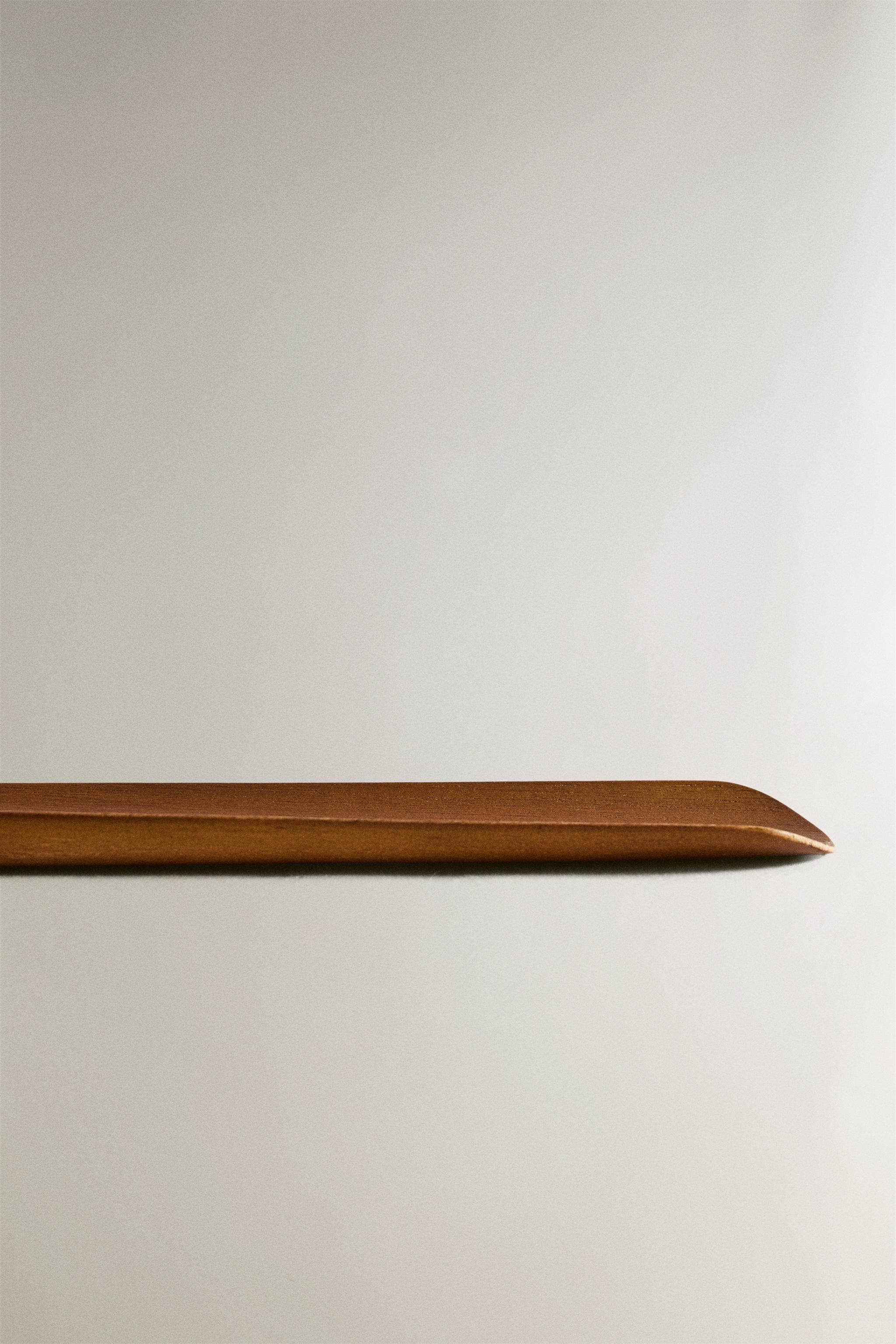 EXTRA LONG ACACIA WOOD SHOEHORN