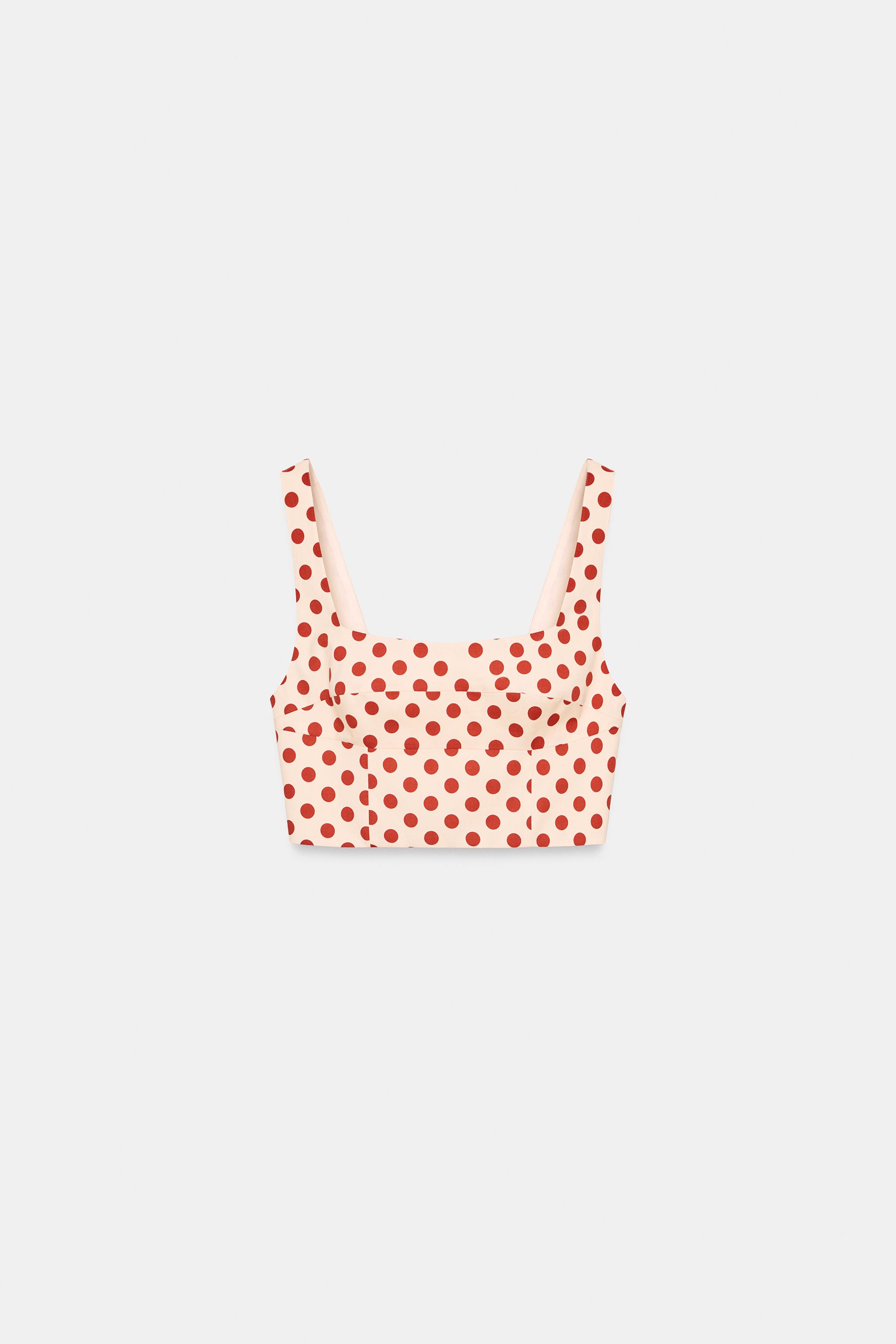 ⚠️ZARAページ⚠️ クロップドフィットテキストTシャツ - ネイビーブルー | ZARA Japan / 日本