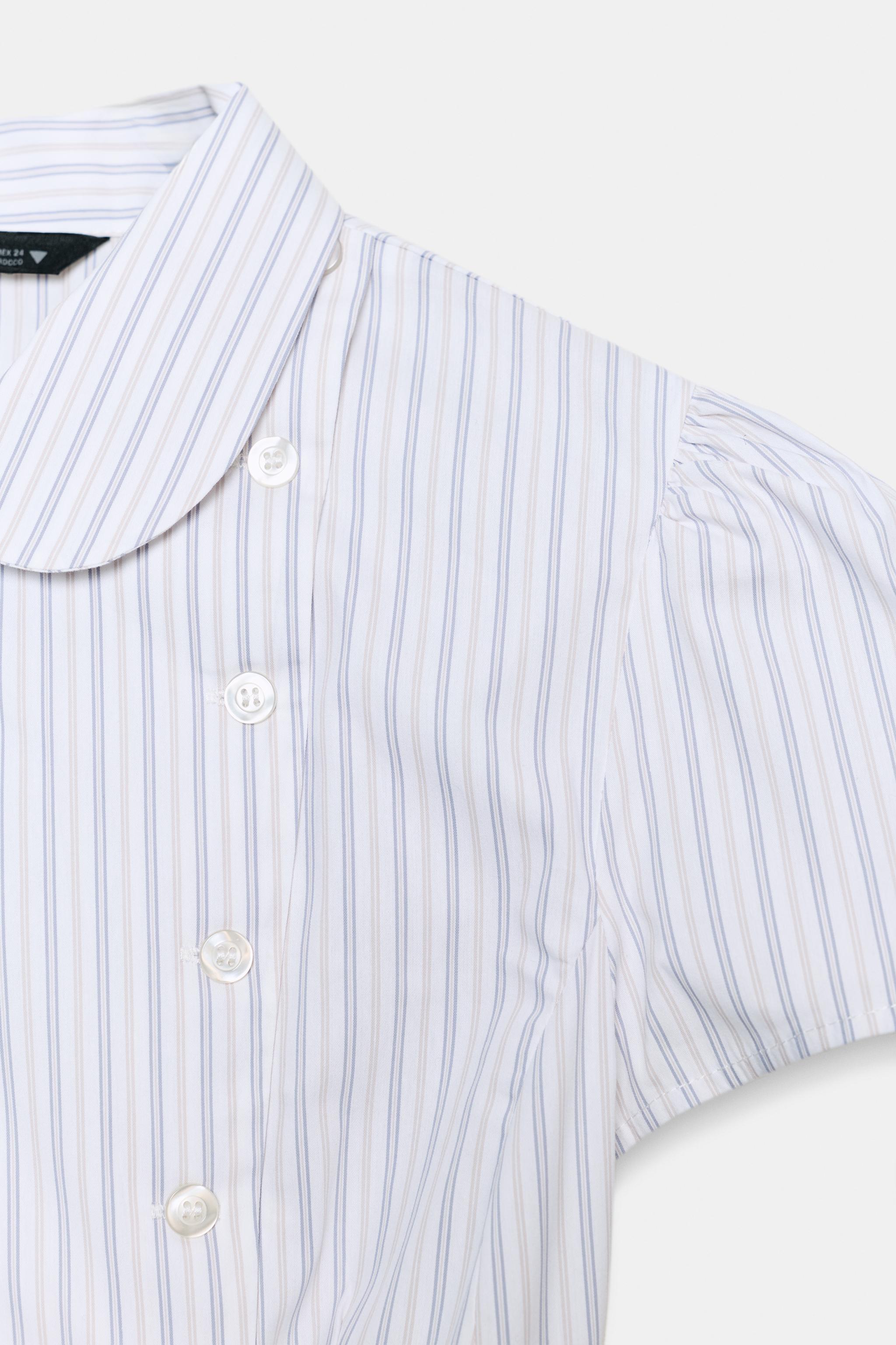 STRIPED POPLIN SHIRT