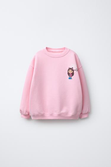 SUDADERA ESTAMPADO GABY´S DOLLHOUSE ® DREAM WORKS - Rosa de Zara